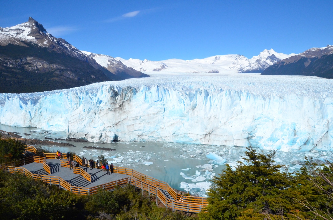 Some people in there for perspective - the Perito Moreno glacier was massive! 
